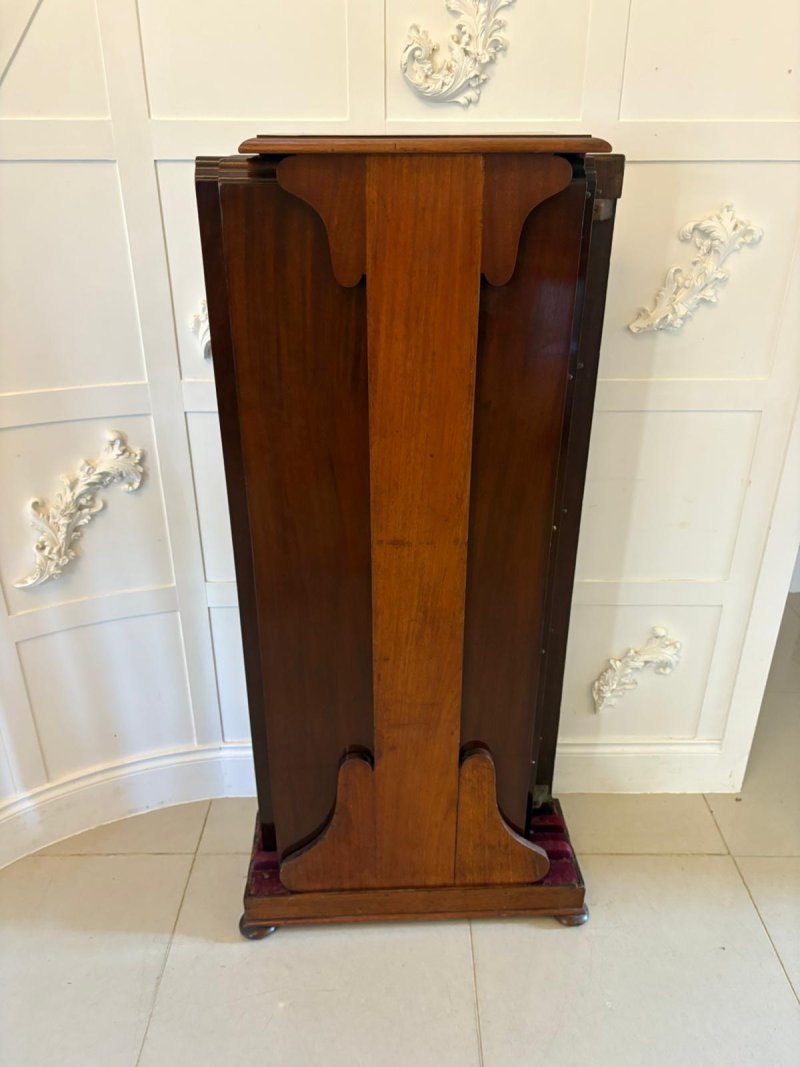 Large Antique Victorian Quality Figured Mahogany 12 Seater Extending Dining Table - Image 5